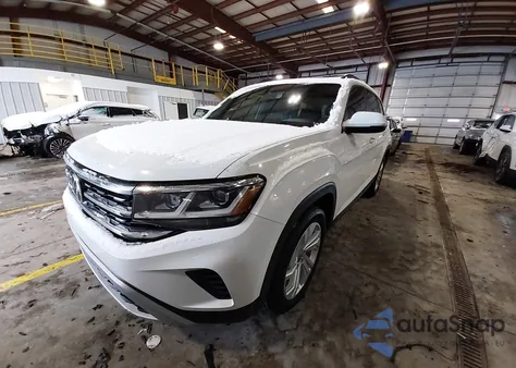 2021 Volkswagen Atlas 3.6L V6 Se W/Technology from USA, damaged, VIN 1V2JR2CA4MC568460